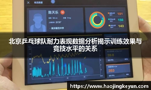 北京乒乓球队耐力表现数据分析揭示训练效果与竞技水平的关系